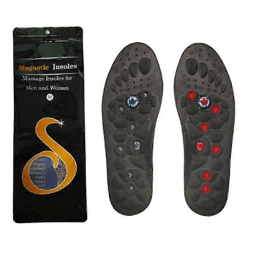 Akusoli Insoles for Men and Women - Breathable Shock-Absorbing Massage Insoles Therapy Magnetic Insoles