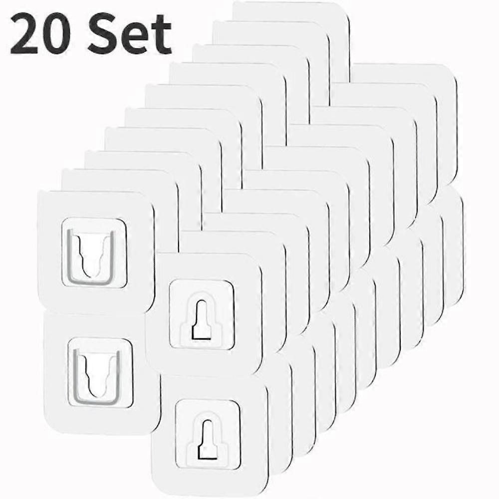 1-30Pcs Self Adhesive Wall Hooks Transparent Double-Sided Hook for Kitchen Bathroom Storage Hanger Plug Sucker Holder Home Organizer