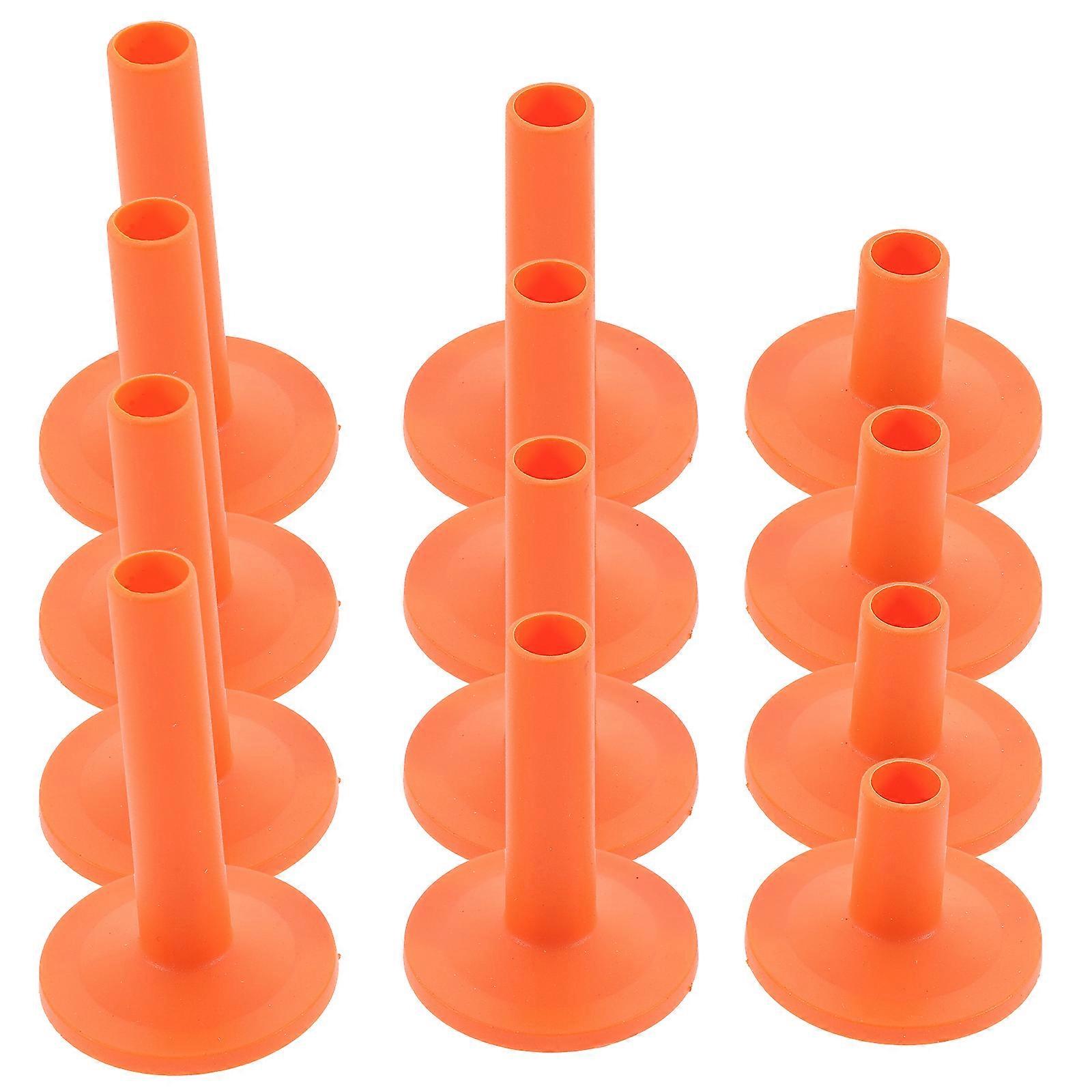 Cymbal Sleeve Drum Set Accessories Protective Cylindrical Shape For Drum Performance 3.6x3.6x2.8cm 12Pcs