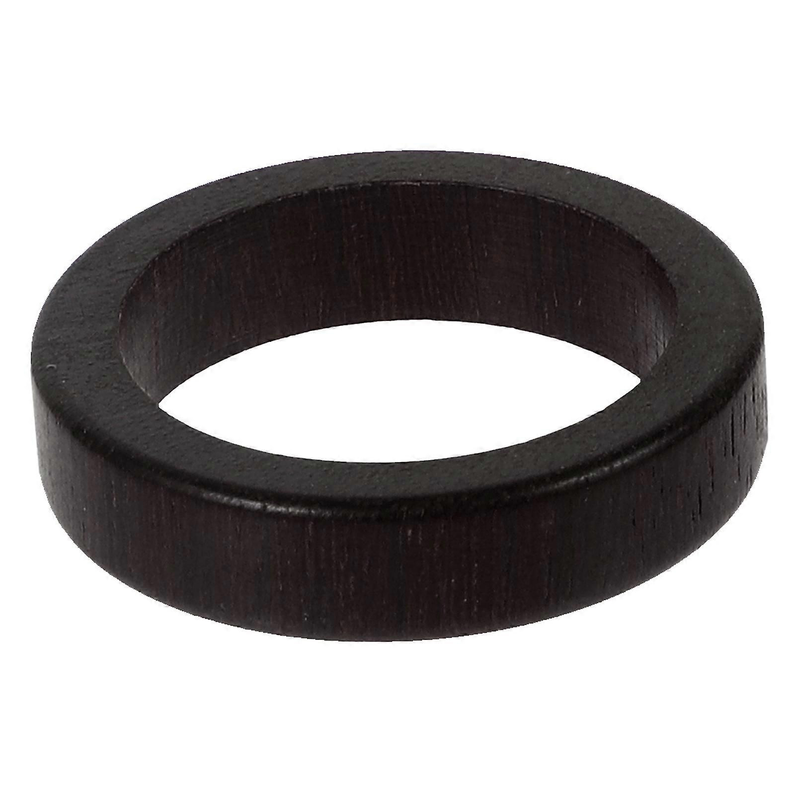 Wooden Finger Ring Durable Creative Design Simple Vintage Style Couples Band for Daily Wear and Gifting