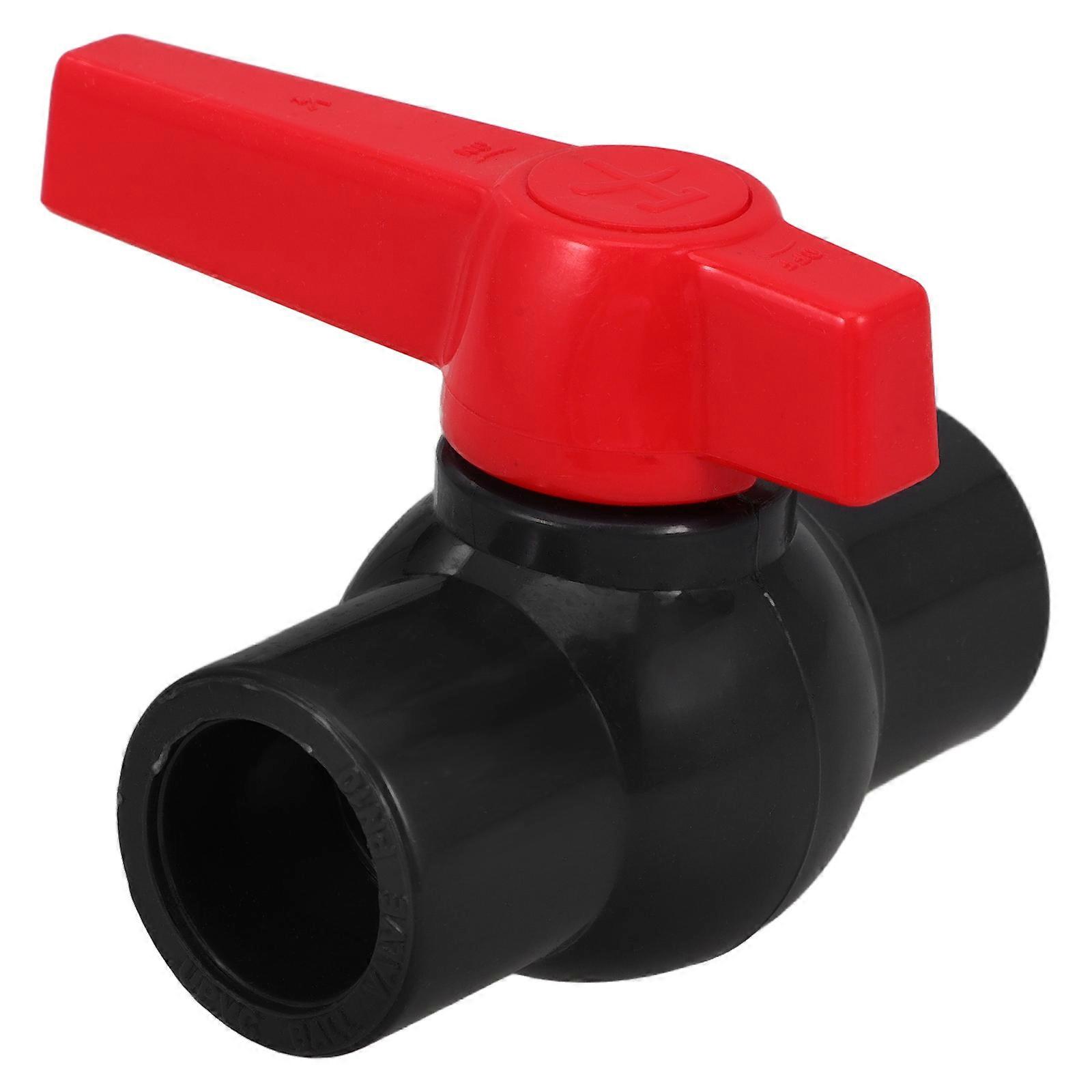 MultiUse PVC Ball Valve for Water Control and Repair Easy Install Home Use Water Pipe Fitting 3/4 Inch
