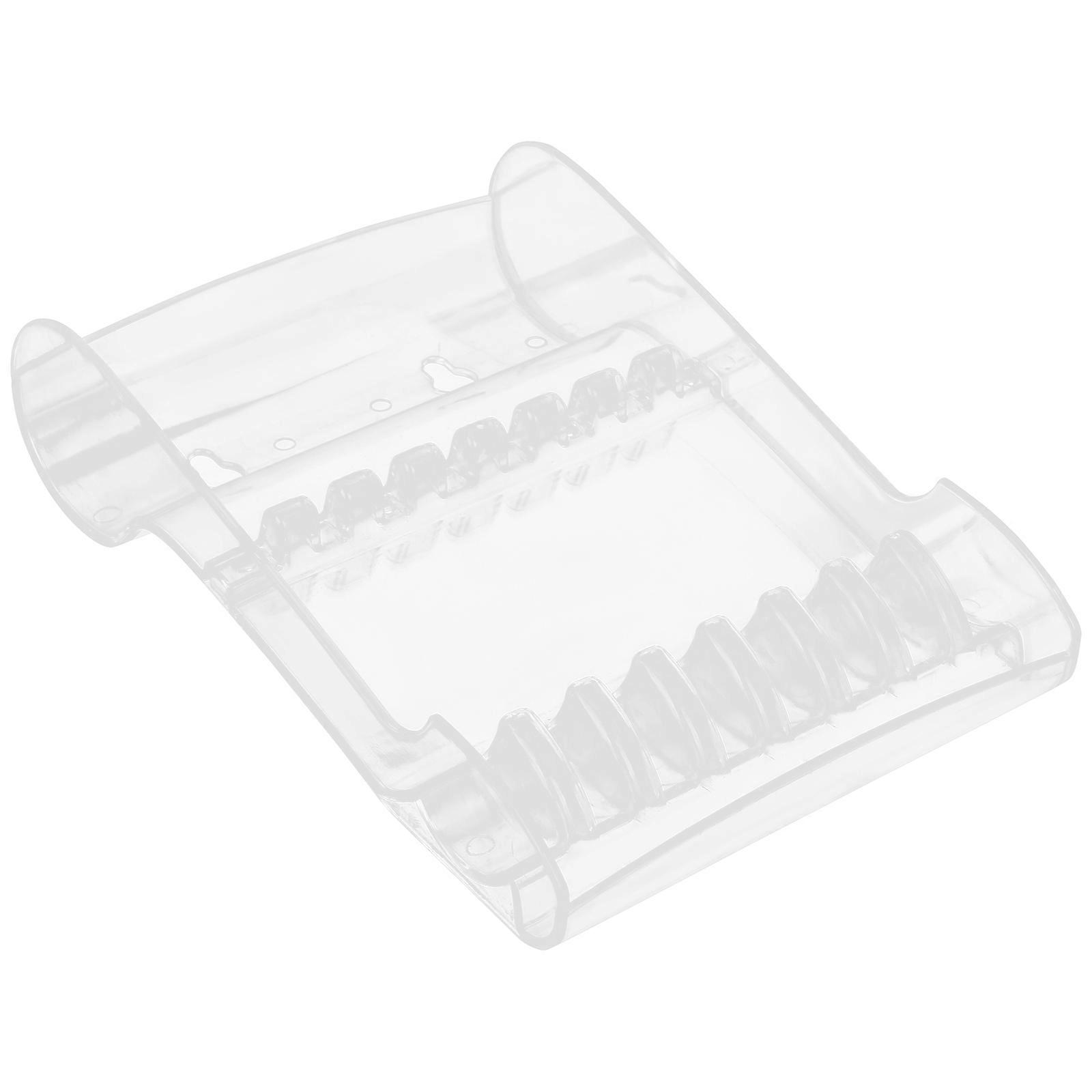 Transparent Plastic Scissor Holder for Storage Use with Antiskid Bottom 4.5 x 3.2 inches