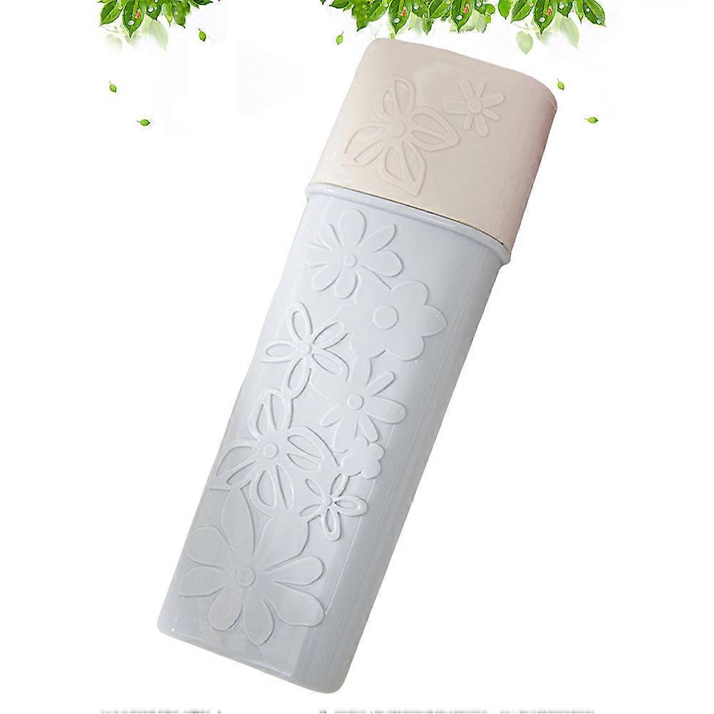 Skyblue Plastic Toothbrush Case for Storing Brush while Traveling Lightweight Portable and Practical 3.5 x 2.8 x 1.2 inches