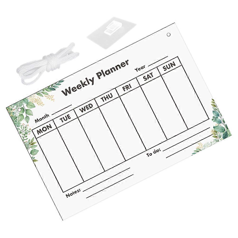 Notice Boards For Home Acrylic Memo Board Rectangular Shape Simple Shop Use 30.00X20.00X0.20CM Scheduling 1Set