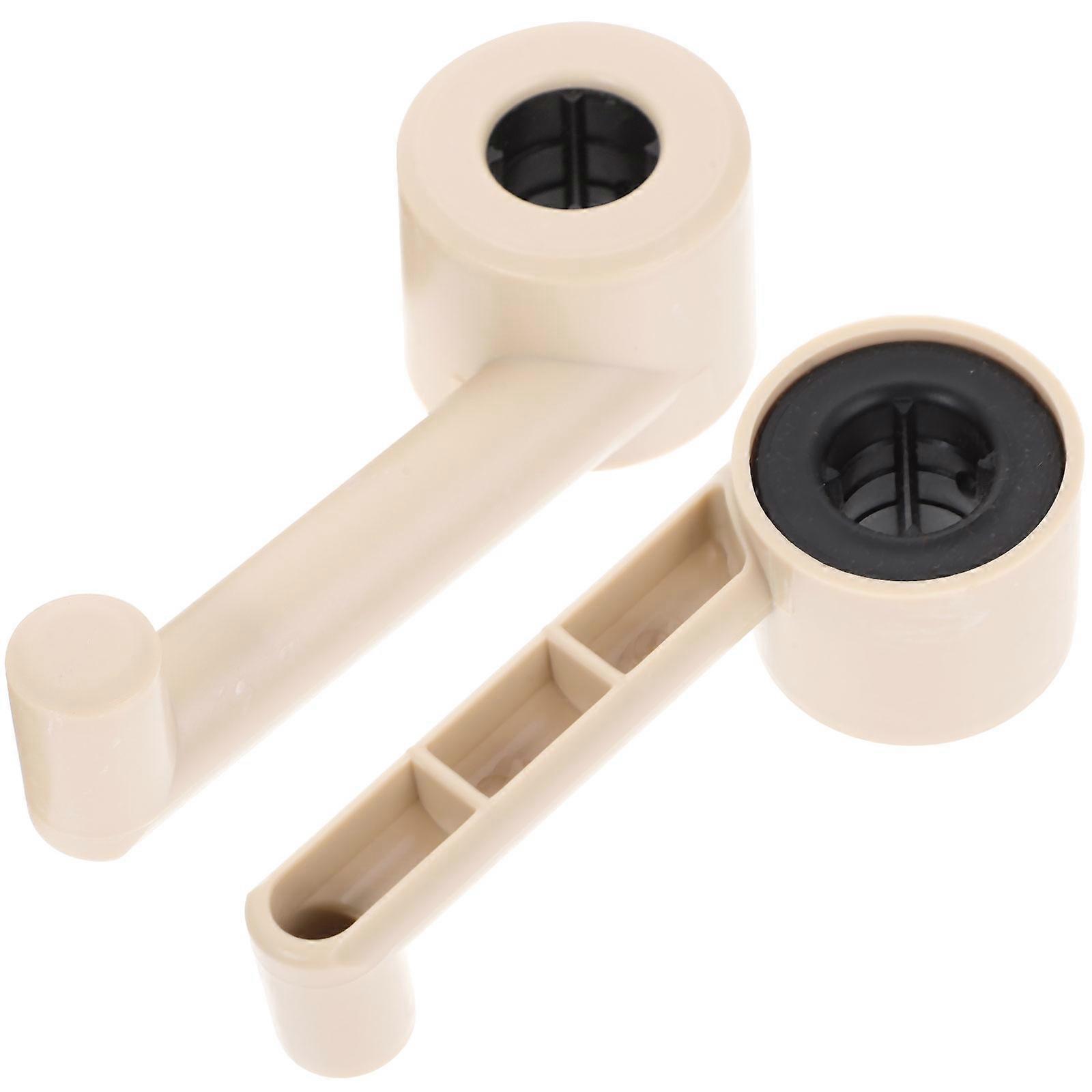 Car Headrest Hooks for Purse ABS Material Beige Color Multipurpose Car StorageHooks 2 Pcs