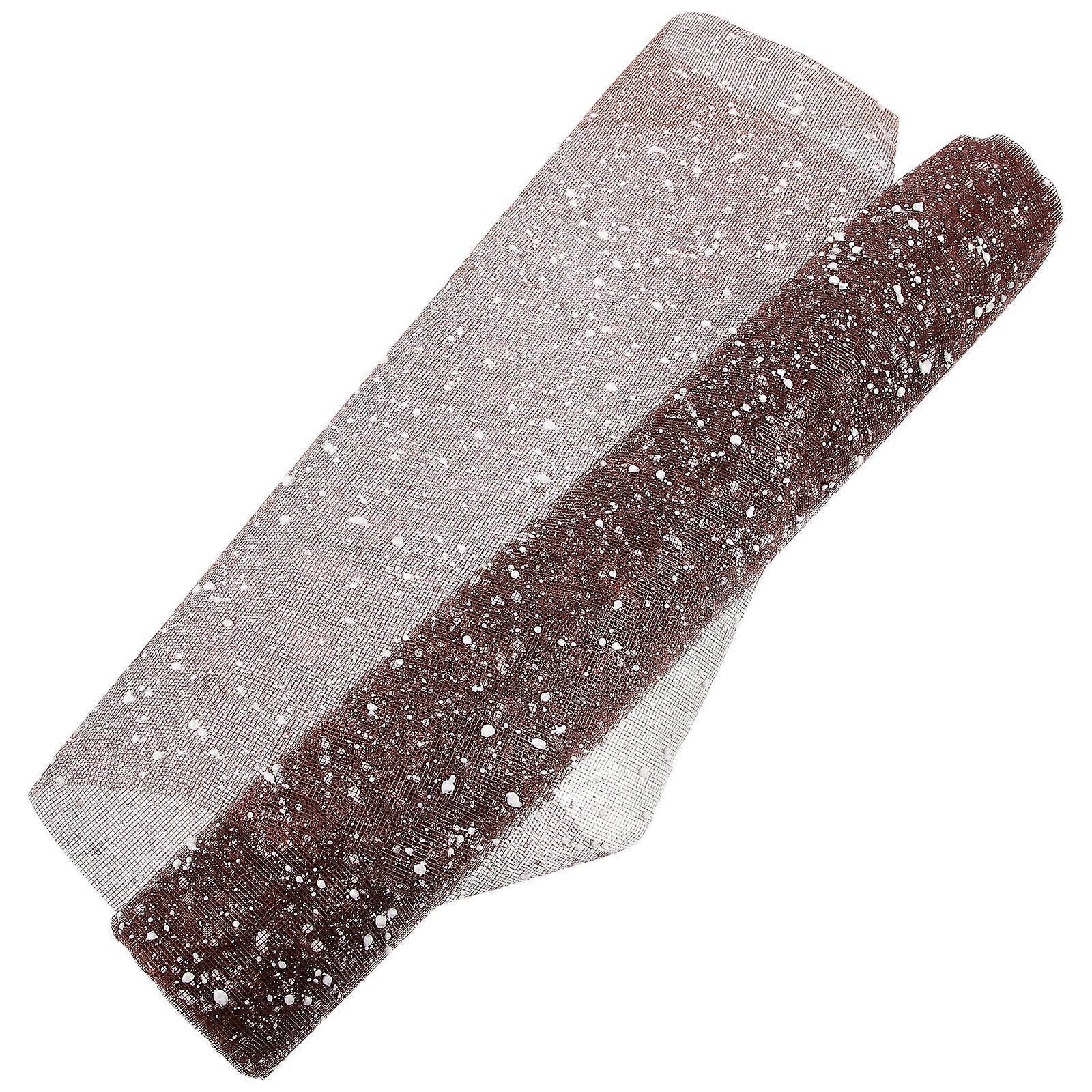 Decorative Flower Wrap For Floral Arrangements 50x10cm Coffee DIY Crafts 1 Roll