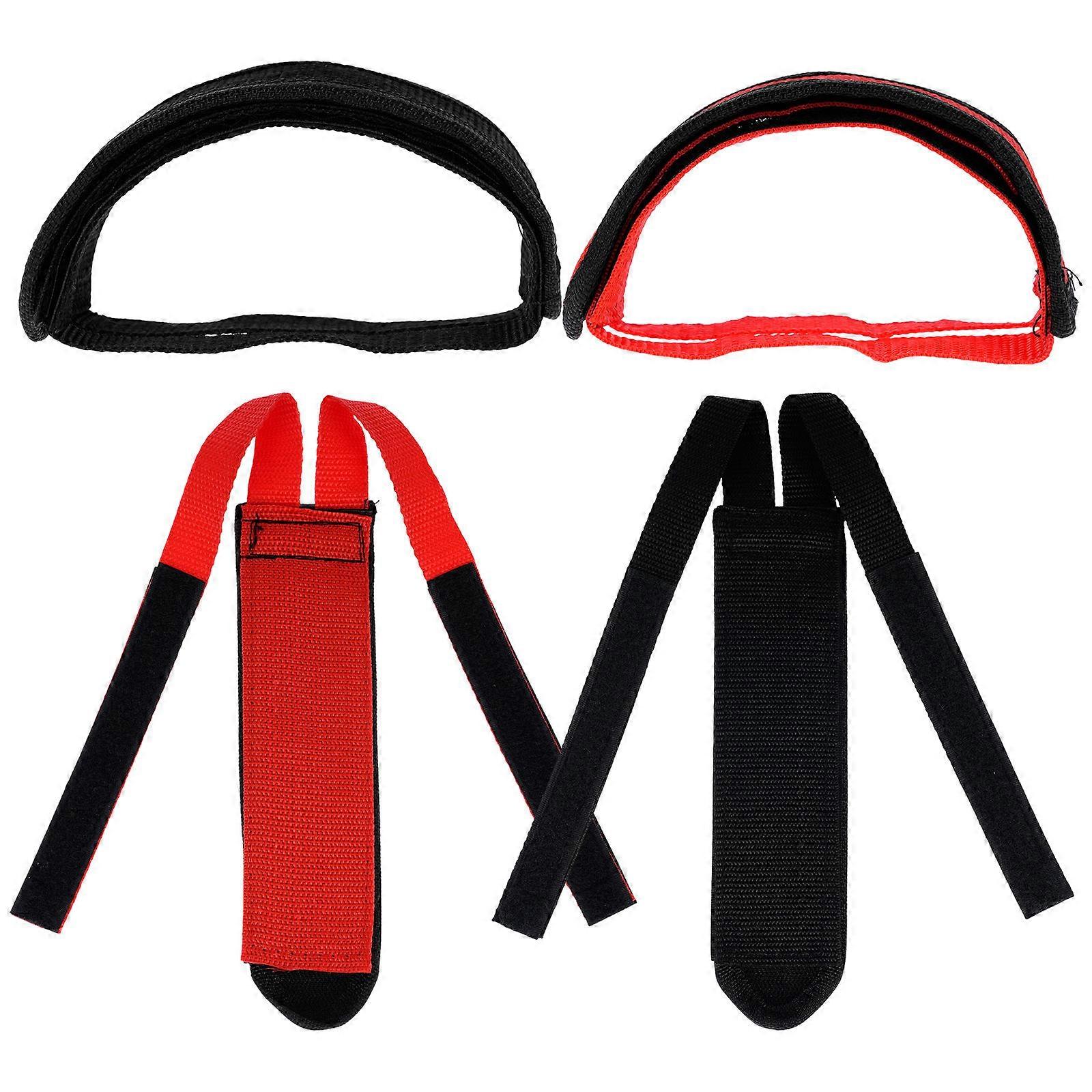 4Pcs Universal Pedal Straps Suitable For Beginners During Cycling And Gym Activities Bendable Footrest Design
