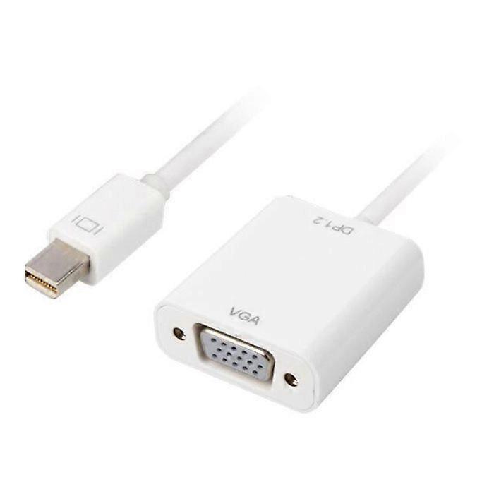 Screen Cable - SHARKOON - Mini DisplayPort (M) to HD-15 (F) - 15 cm - DisplayPort 1.2 - White