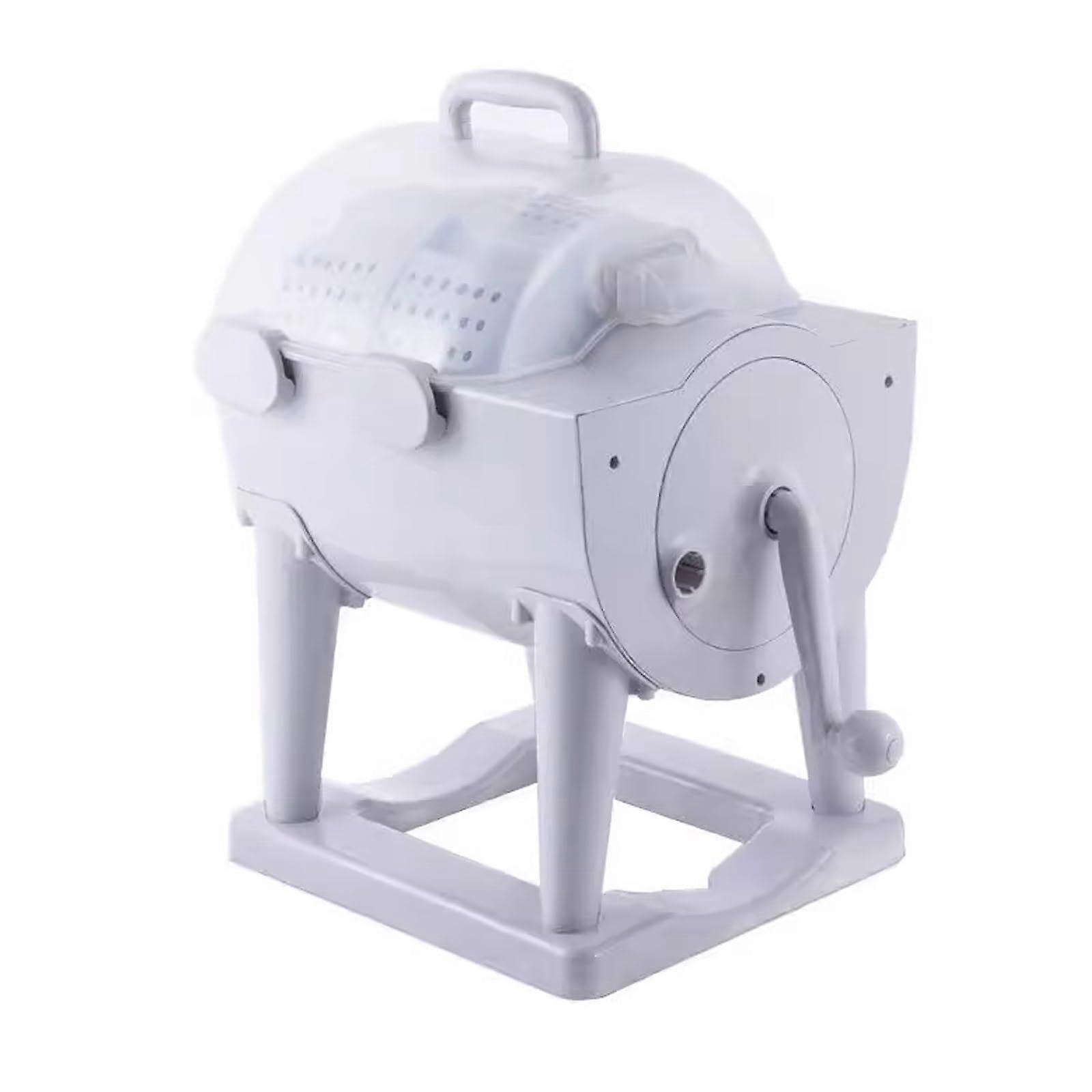 Portable Manual Washing Machine, Top-Load, Freestanding, 6 Kg, High Efficiency, Black, For Camping And Apartments