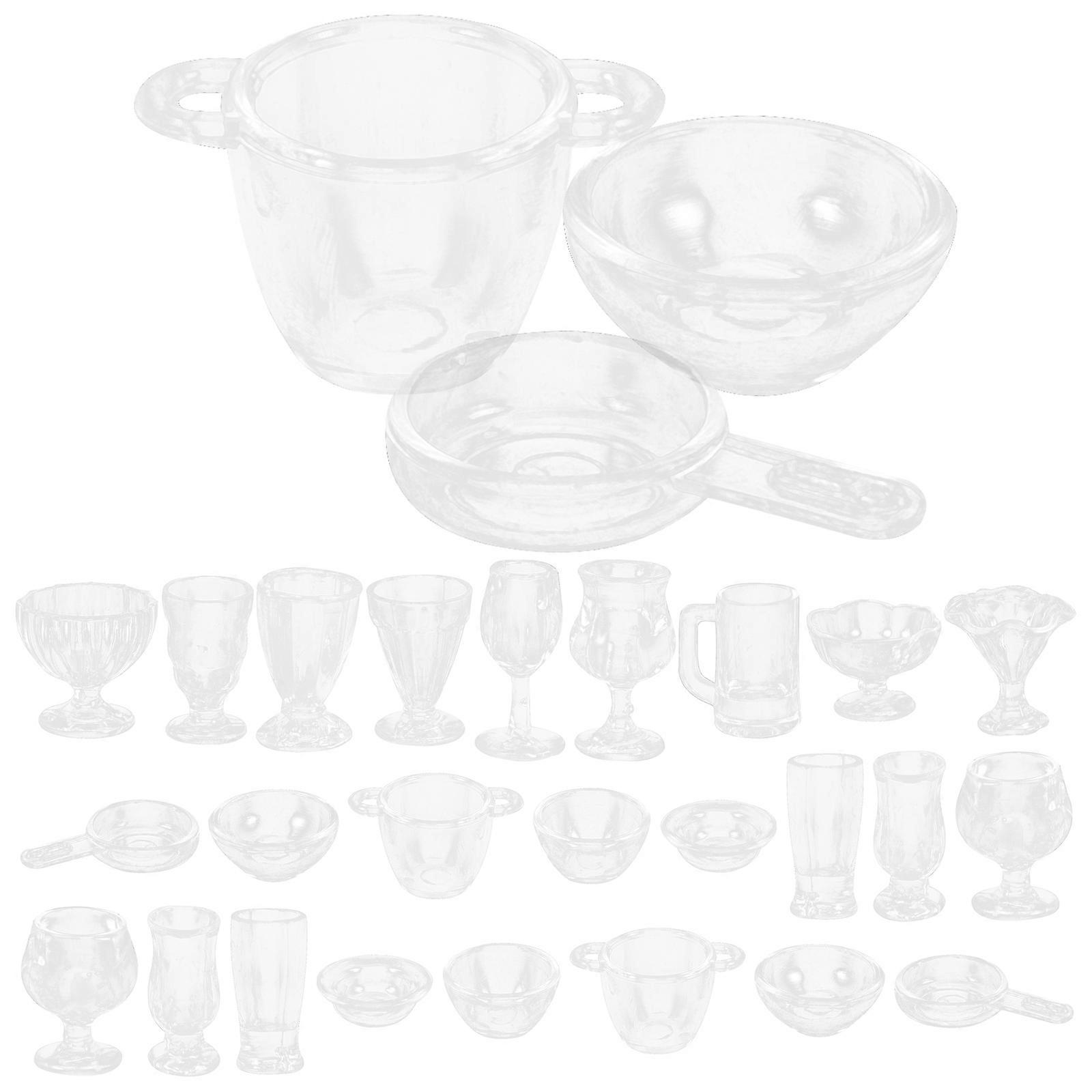 Miniature Dollhouse Cups Set – Random Ice Cups for Dollhouse Kitchen Decor & Creative Play Scenes