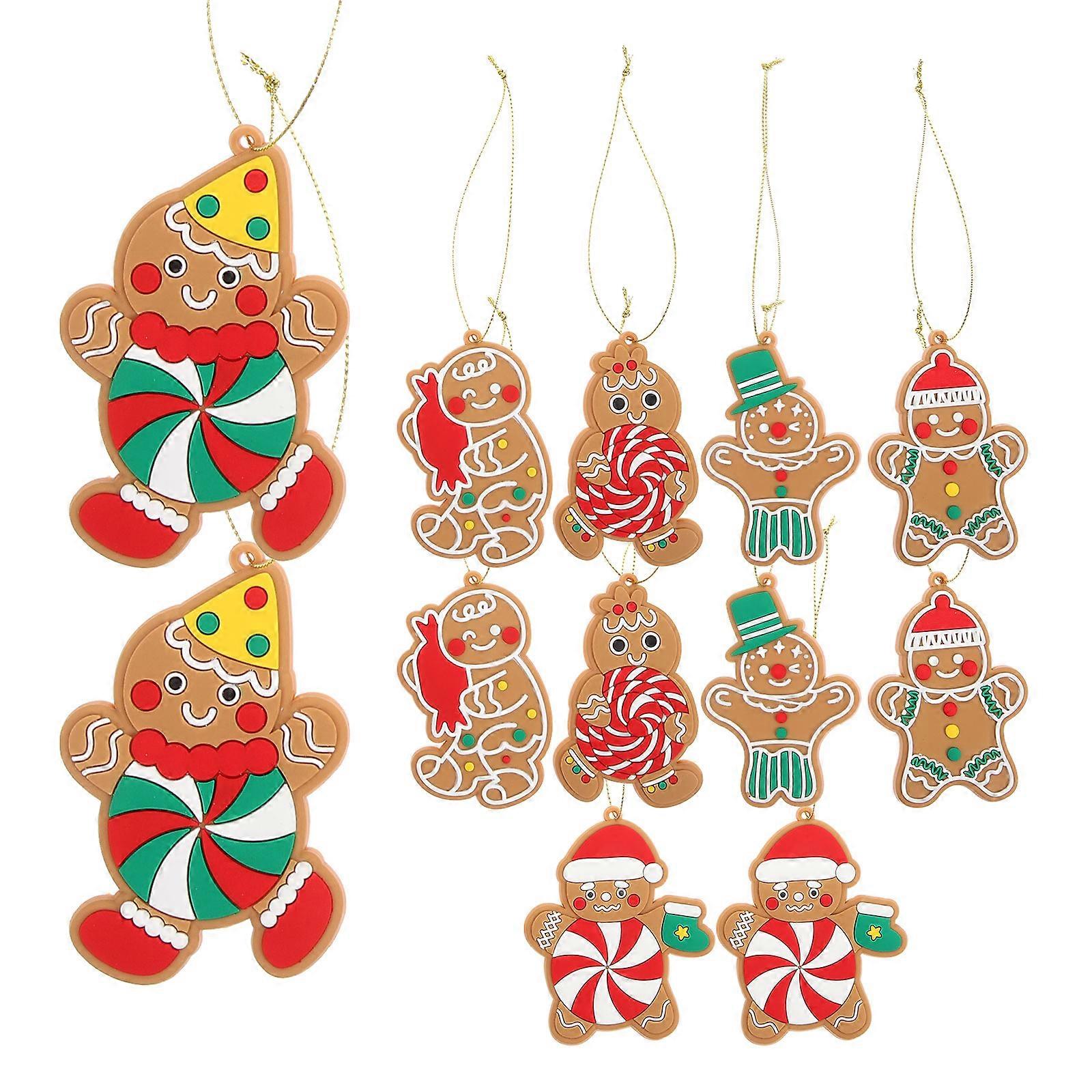 Decorative Xmas Tree Hanging Ornament Suitable For Home And Hotel Christmas Decoration In Traditional Style 12Pcs