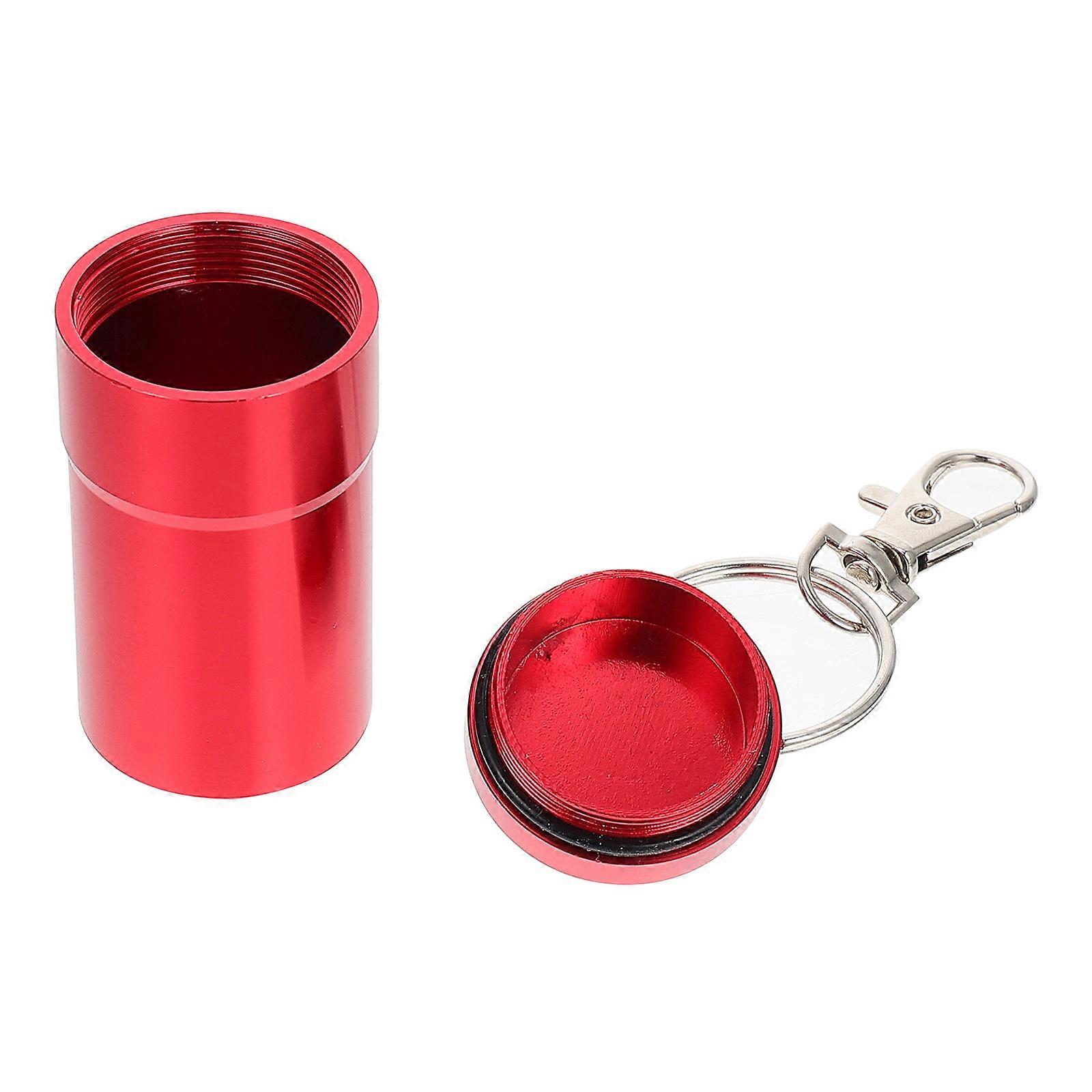 Creative Parrot Feeder Box Aluminum Alloy and Iron Red Color for Feeding Use 1Pc