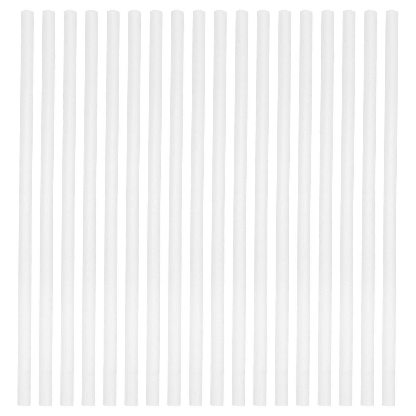 20pcs Hot Glue Sticks for DIY Crafts and Decor White Resin Material Wide Applications