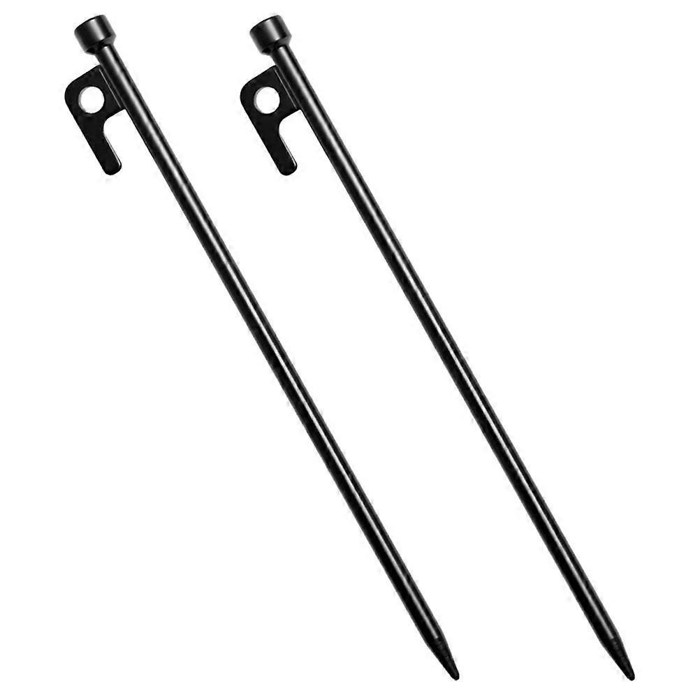 Heavy Duty Tent Stakes for Camping with Sharp Ends Made from Cast Color Small and Lightweight 2Pcs