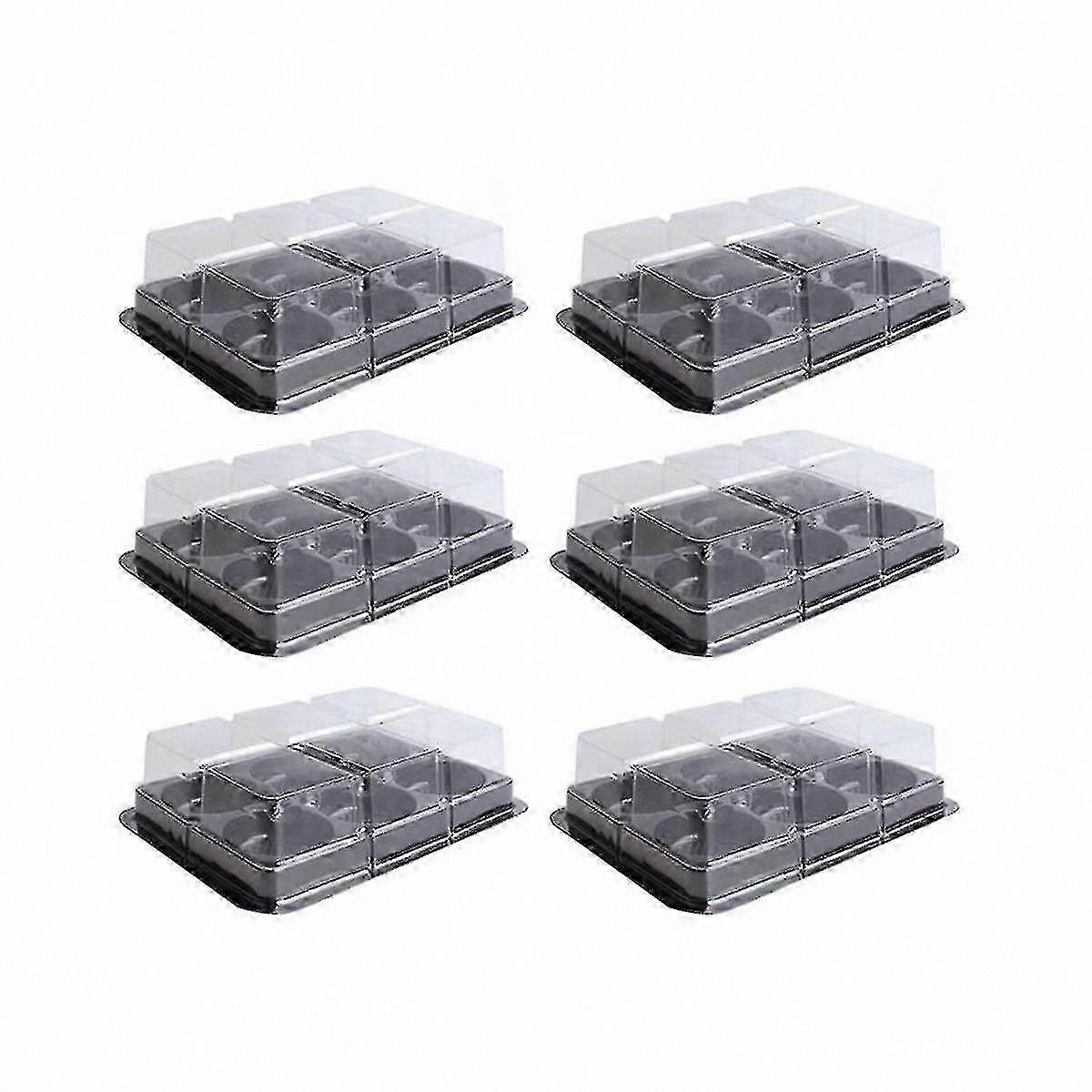 100 Pack Clear Plastic Molds for Mooncakes Muffins Cupcakes Mochi Cookies Storage