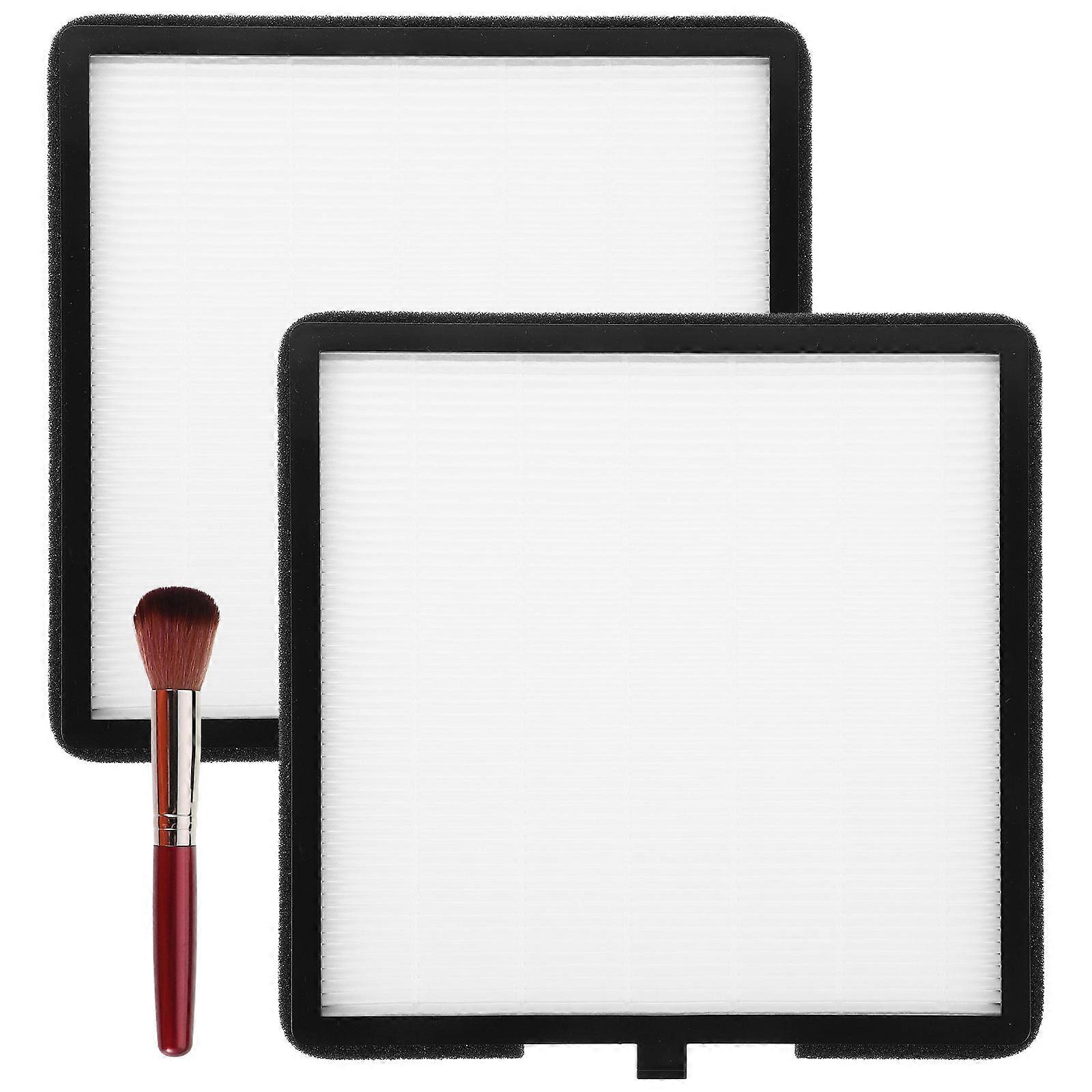 Vacuum Cleaner Strainer Nail Filters PP Material 18.20X18.00X1.70CM Dust Collection Manicure Sessions 2Pcs