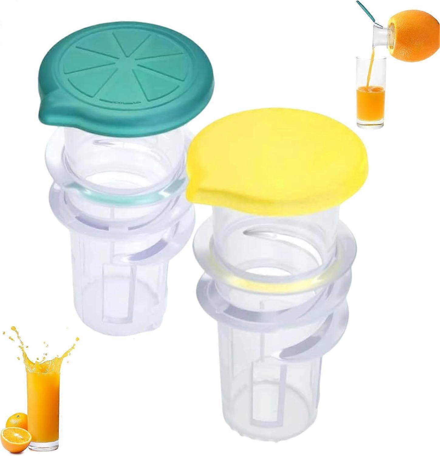 Lemon Squeezer, Screw-Top Lemon Squeezer, Screw Cap Juicer with Built