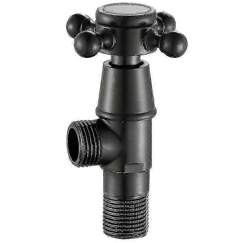 Interface de robinetréche d’angle noire1pcs