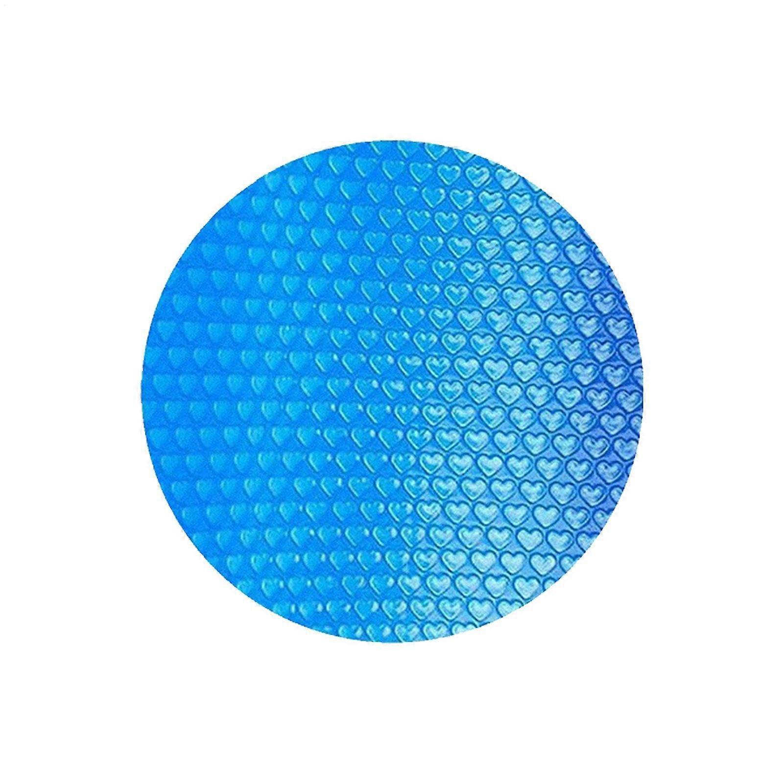240cm Solar Pool Cover with Bubble Design, Round or Rectangular Heat Retention Sheet, Cuttable for Water Heating