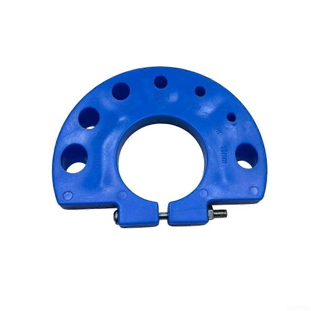 Multipurpose Drill Bit Sharpening Guide Tool, Holder For Angle Grinder, HSS And Carbide Bits, Blue, 1 Pc