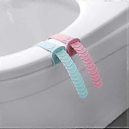 2 Pcs Silicone Toilet Lid Lifter, Handle Hygienic Clean Avoid Touching