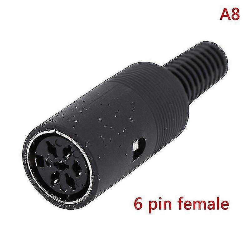 Din Plug Socket Connector 3/4/5/6/7/8 Pin Male/female Chassis Cable Mount,hww