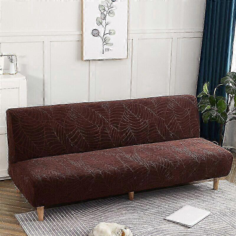 armless sofa bed cover slipcovers stretch couch covers jacquard thi...