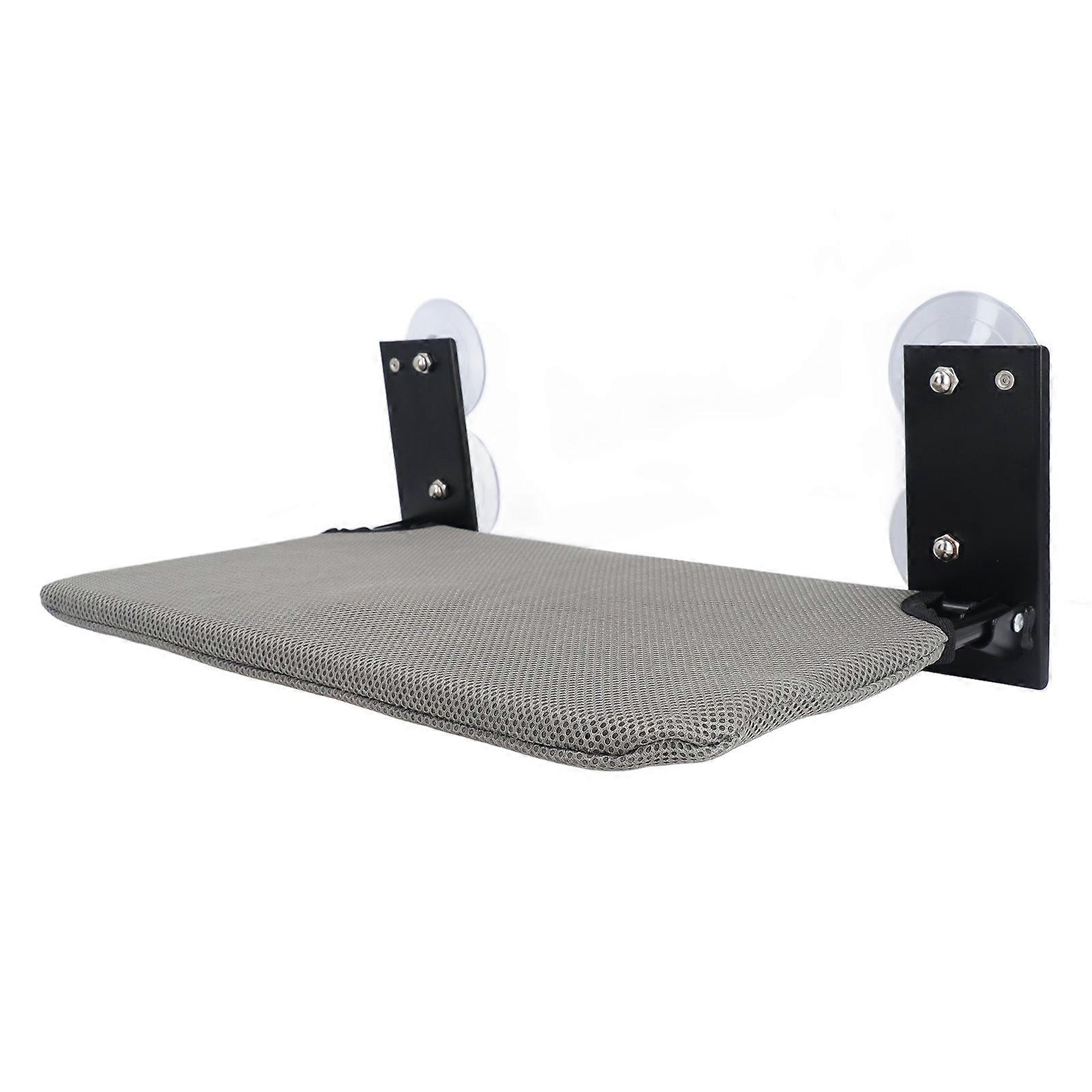 Foldable Cat Window Perch Hammock with Steel Frame & Suction Cups