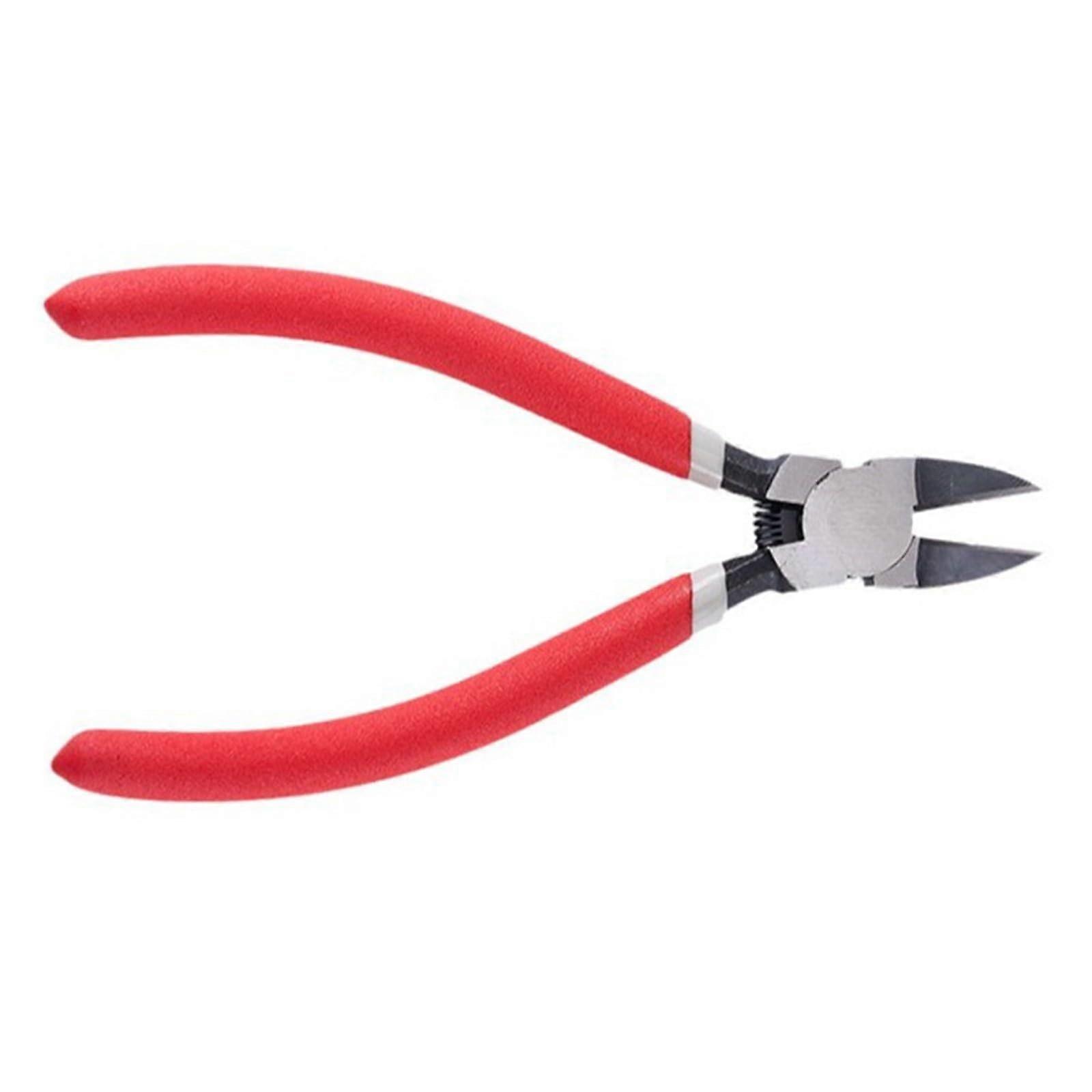 Wire Cutter Compact 6 Inch Angled Anti Rust Alloy Steel Trimming And Cutting Tool For Tight Space