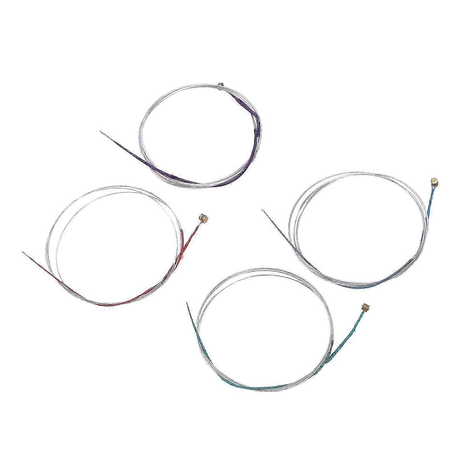 4 Pcs Viola Strings Set Replacement 4/4 Metal Viola Strings Musical Instrument Accessories