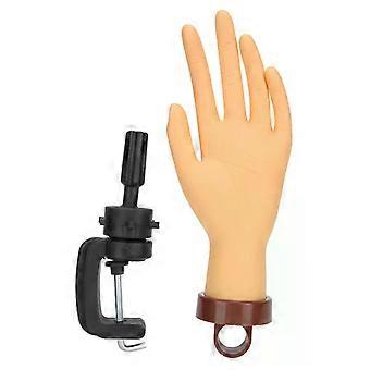 Artificial nail practice hand, 1 piece, fingers can bend but not rebound