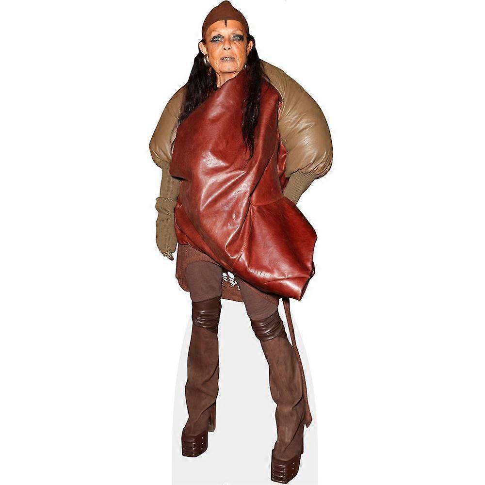 Michele Lamy (Leather) Cardboard Cutout (lifesize OR mini size). Standee. Stand Up.
