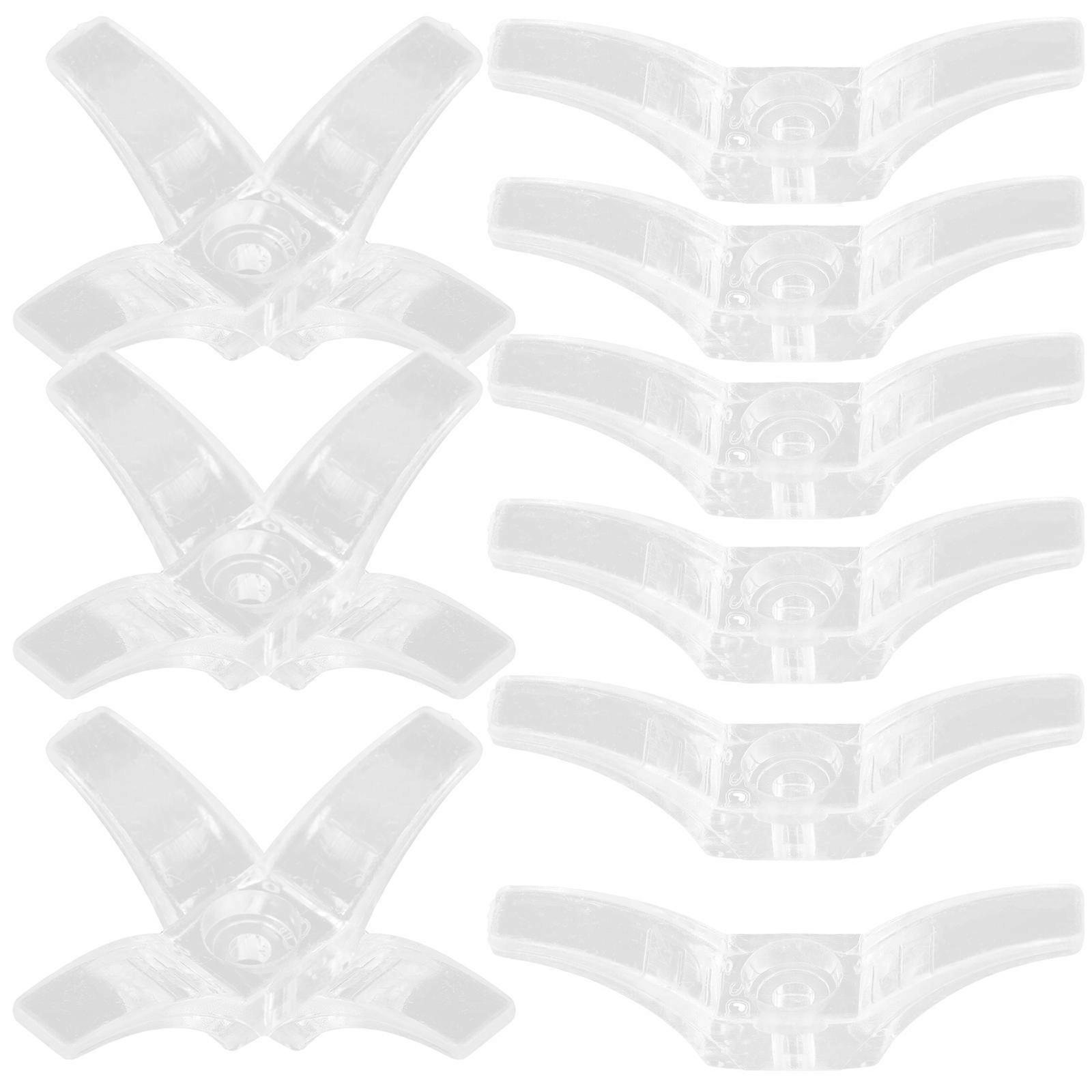 Transparent POM Blind Cord Safety Cleats for Window Hooks with Resistance and Tidy Cable Management 12 Pieces