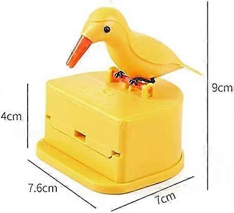 4pcs Tooth Pick Dispenser: Bird Automatic Toothpick Dispenser - Push-Type Tooth Pick Holder For Kitchen And Dining - Toothpick Box
