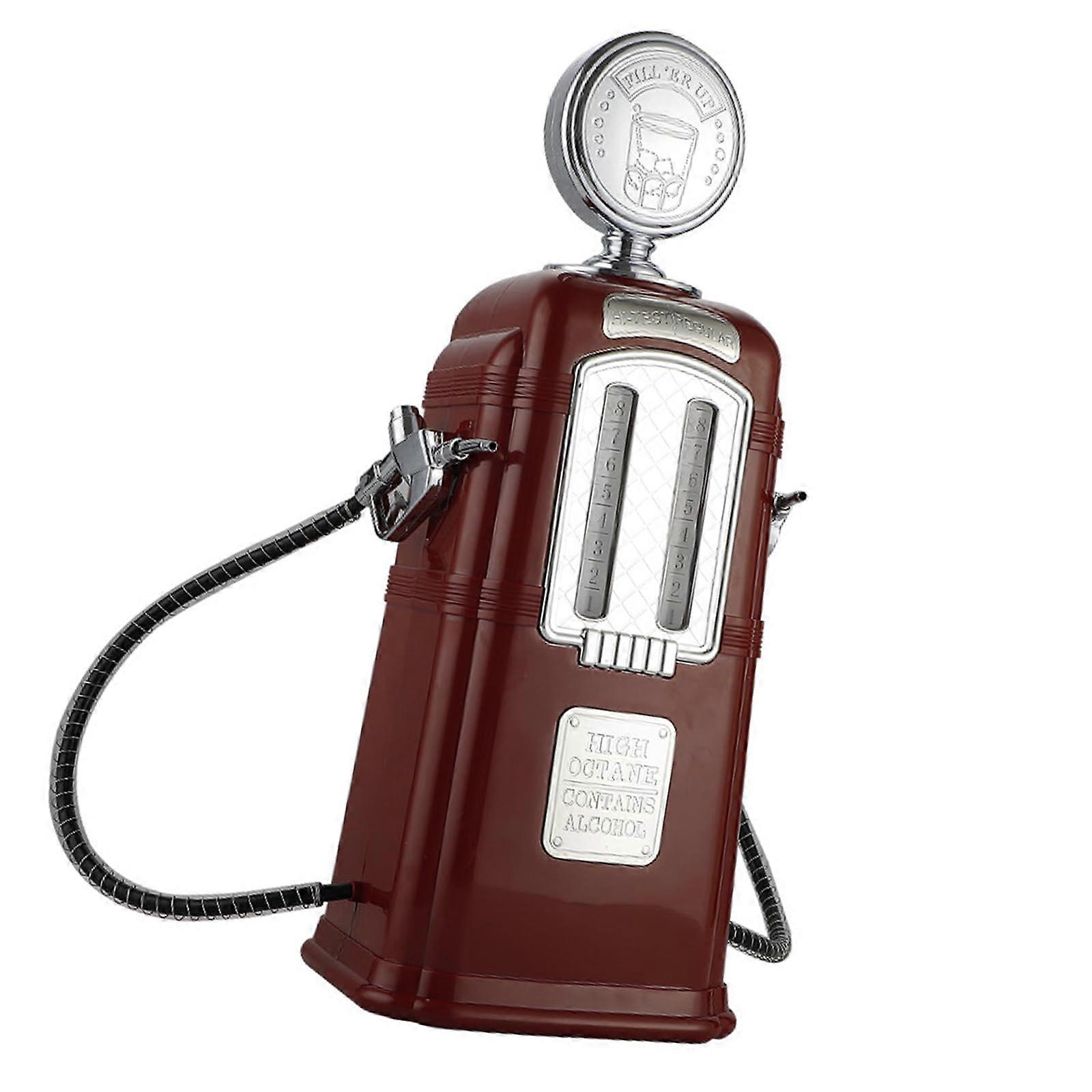 Innovative Liqueur Pourer With Double Barrels PC Materials Double Liqueur Dispenser For Spirits Retro Red