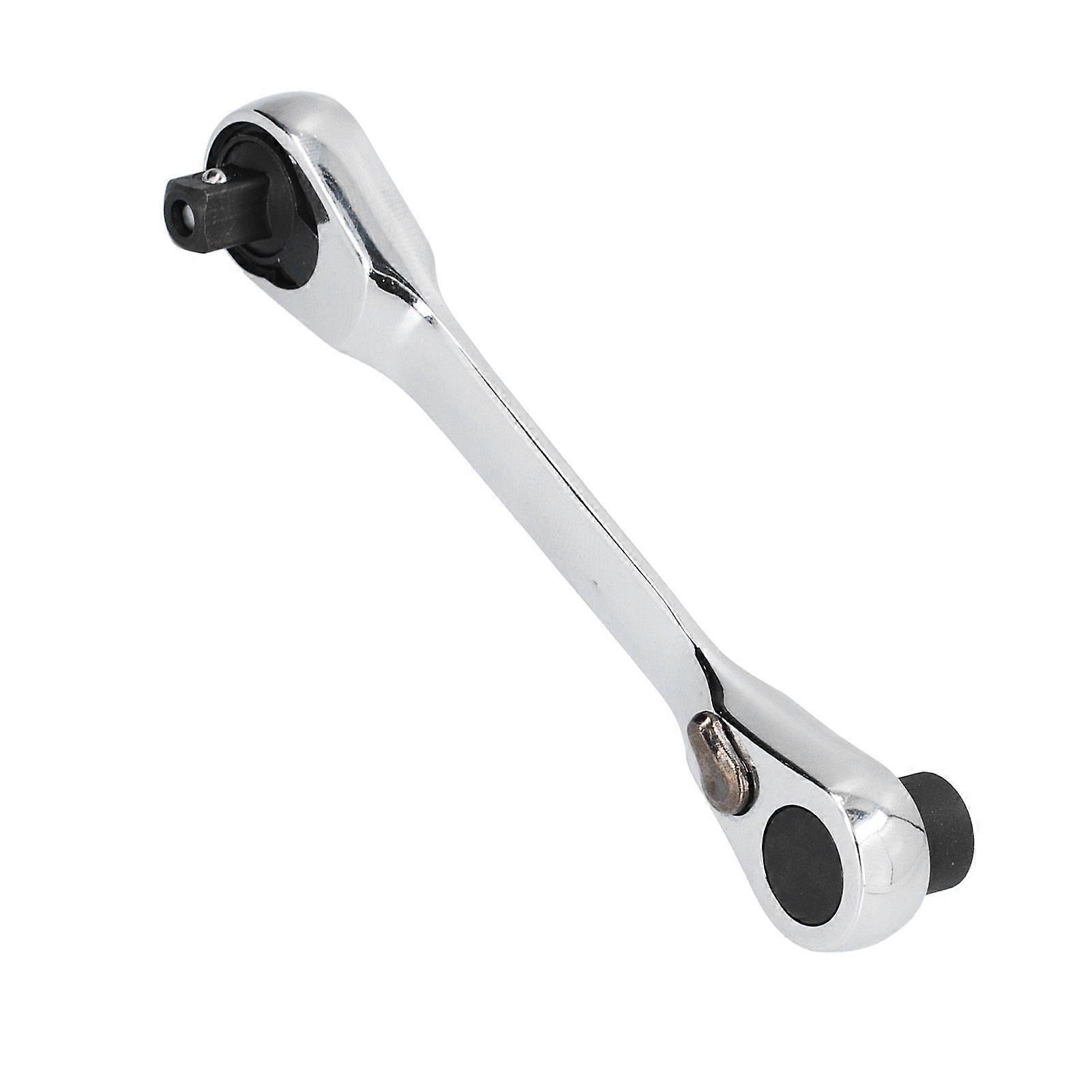 Mini Socket Ratchet Wrench 1/4in 72 Teeth Quick Hex Screwdriver Bit Driver 2 Use Spanner