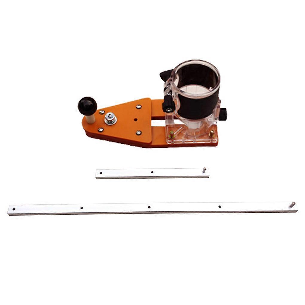 Circle Milling Jigs Woodworking Fitting Precise Slotting Component Workbench DIY Trimmer Guide Board Router Plate