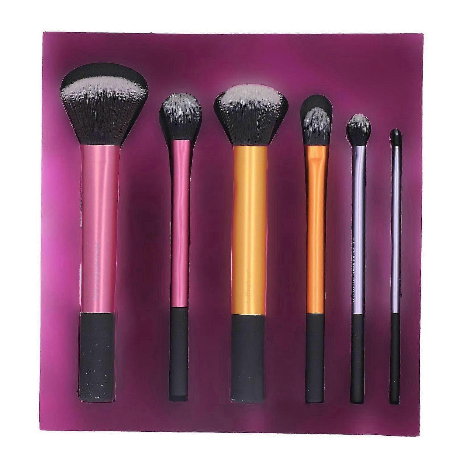 2025 Latest Model 6Pcs Makeup Brushes Set Blush Eyeshadow Face Eye Brush Compl...