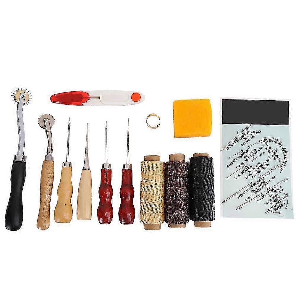 2025 Latest Model 13PCs Leather Craft Set DIY Tool Portable Sewing Accessory