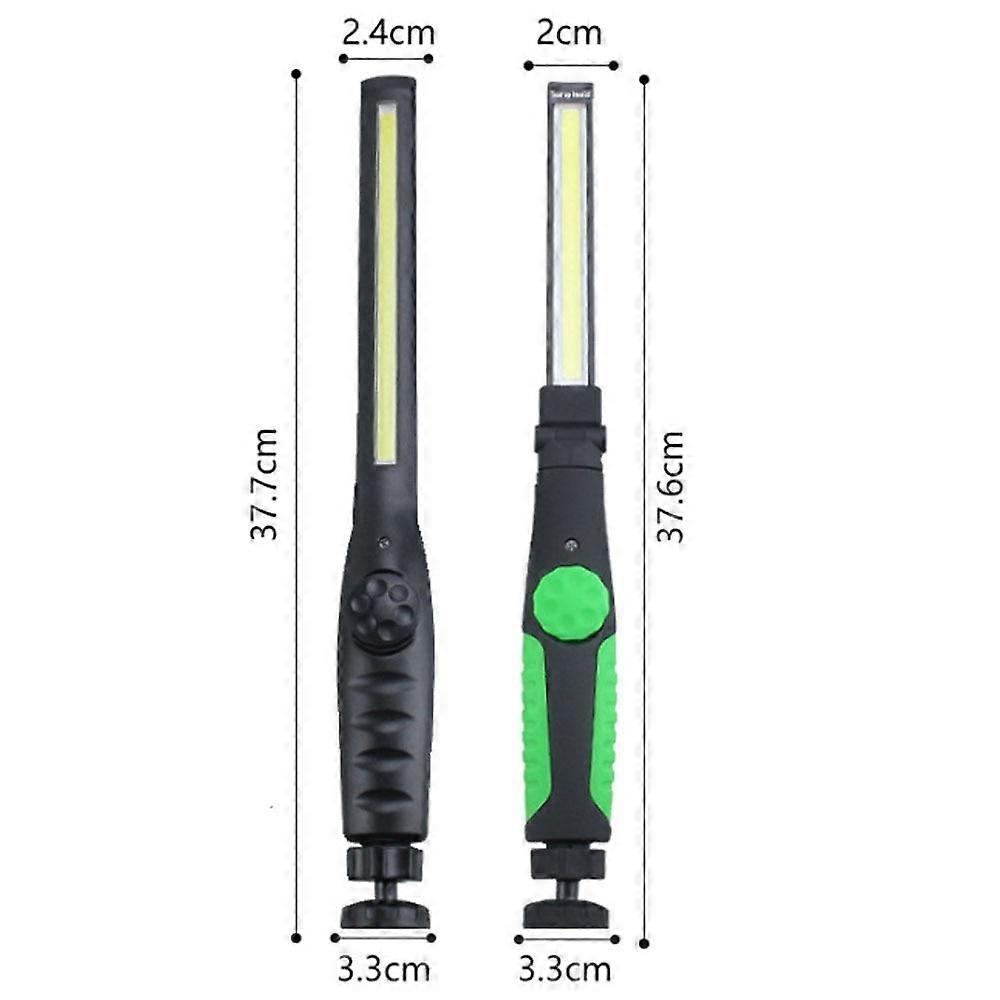 Professional COB LED Emergency Flashlight Torch Rechargeable Work Light Inspection Light Portable