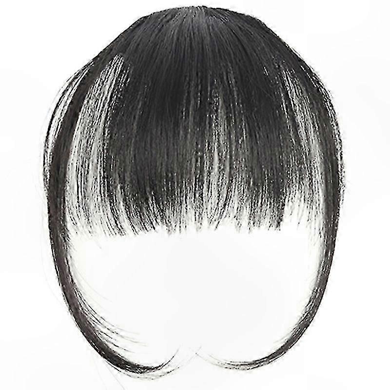 Lightweight Fringe Bangs Hairpiece with Clip-On Front Extensions for Women