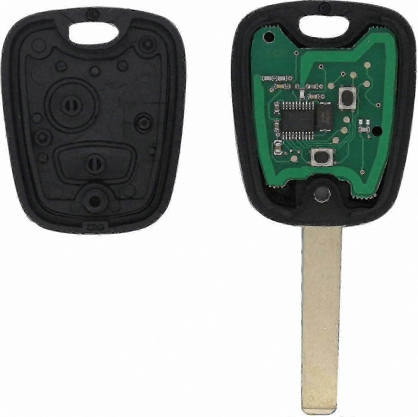 Programmable Key Fob with Electronics for Peugeot and Citroen Models