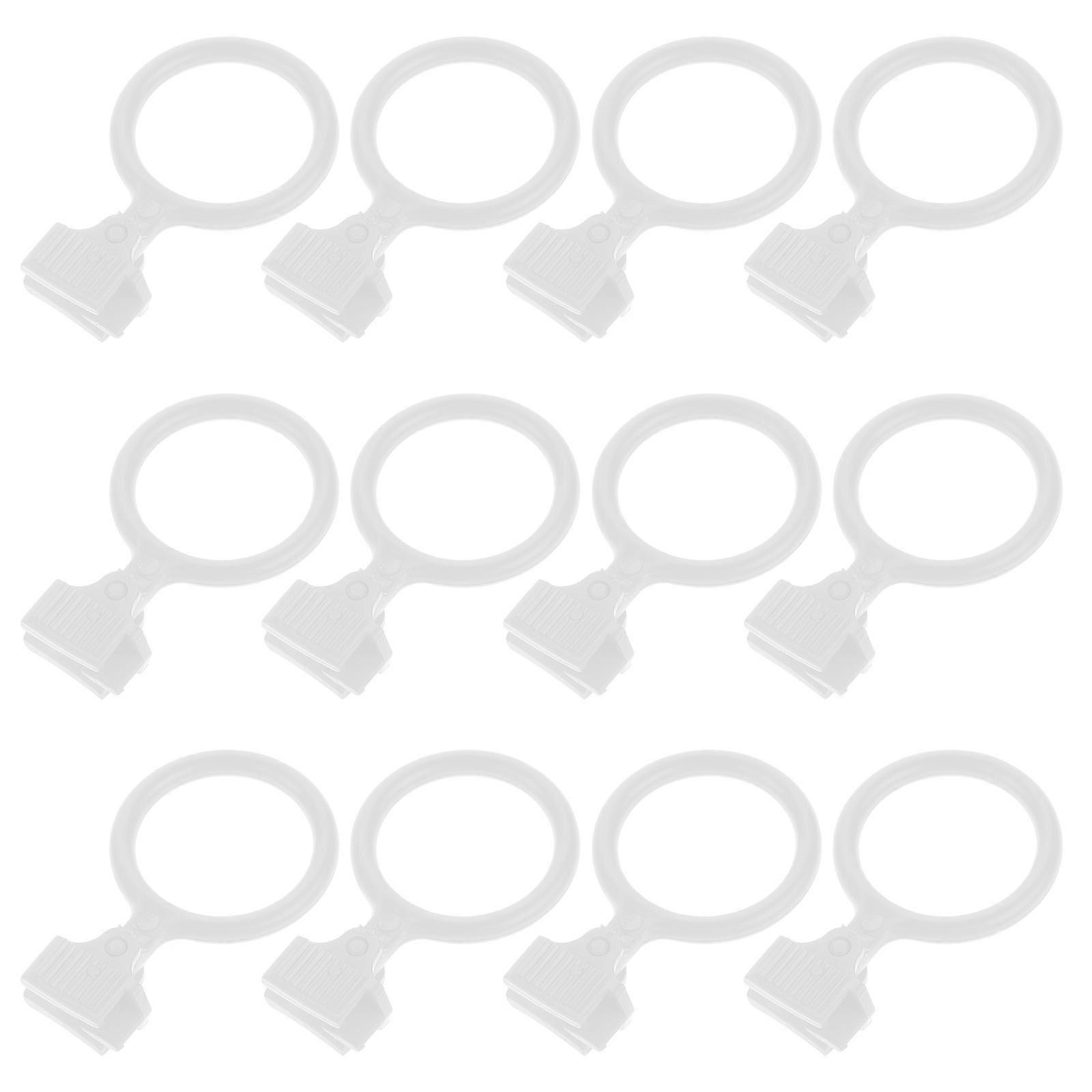 White Zipper Puller Tabs Zipper Fixer Tab Multi-Functional for Bag 100Pcs