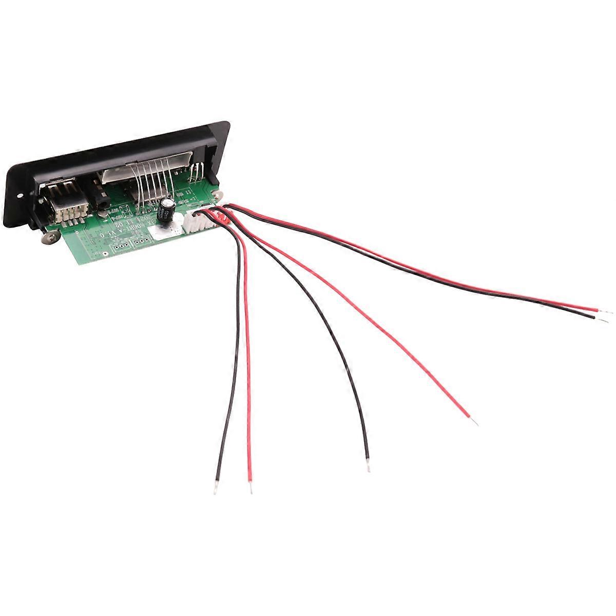 2Set 2X25W 50W Amplifier MP3 Player Decoder Board 5V-12V Bluetooth 5.0 Car FM Radio Module Support T