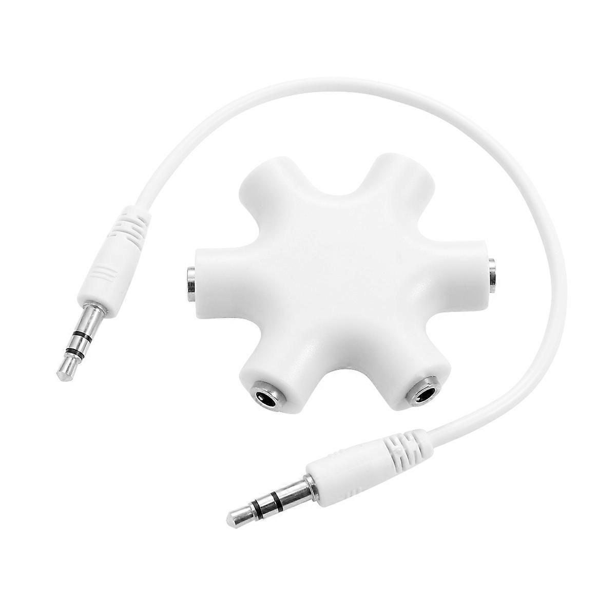 Audio Connector Adapter Headphone Splitter Digital Devices with 3.5mm 20x8x2cm Audio Splitting 1Pack