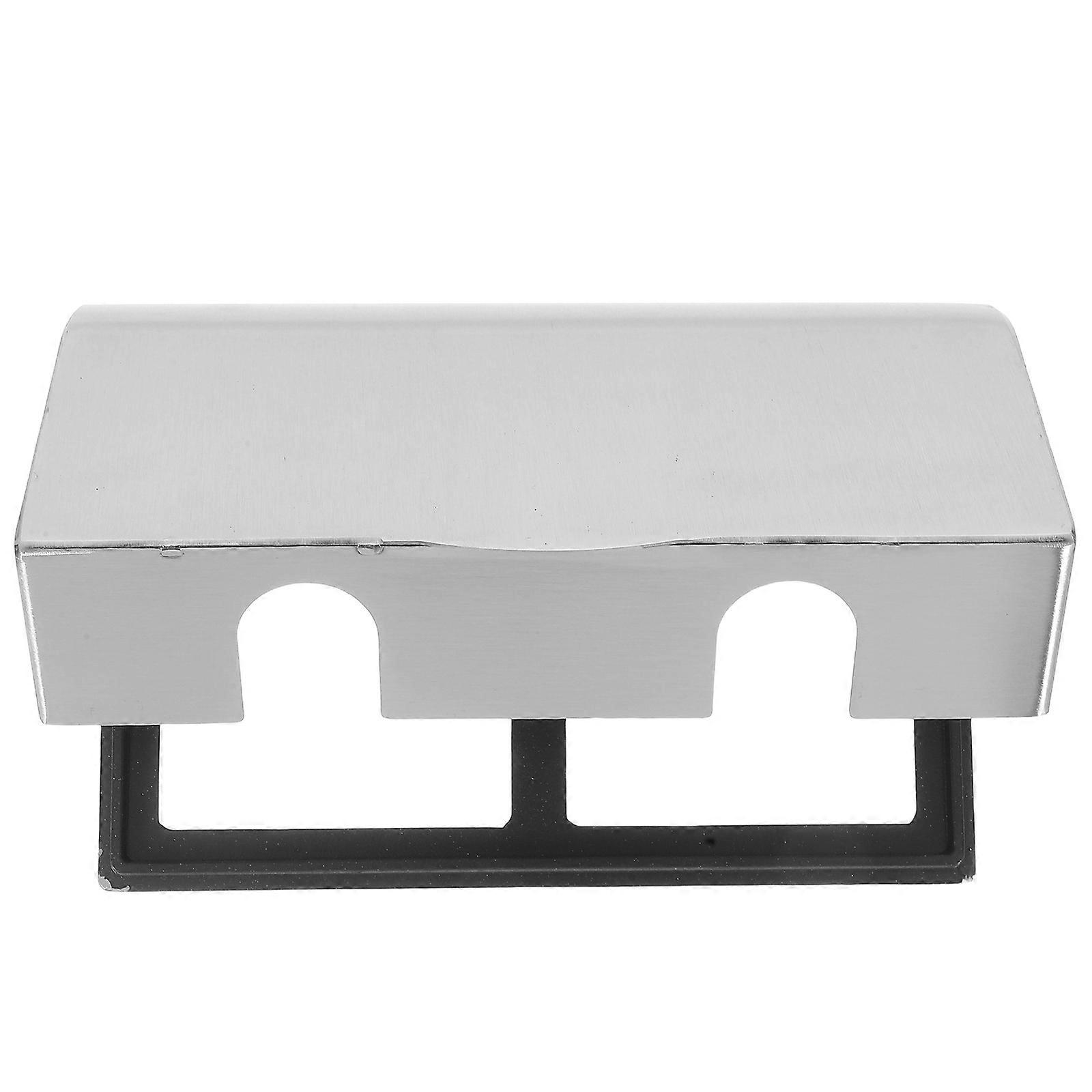 Silver Socket Cover Waterproof Protector For Electrical Boxes Designed For Outdoor Rainy Weather 1Pack