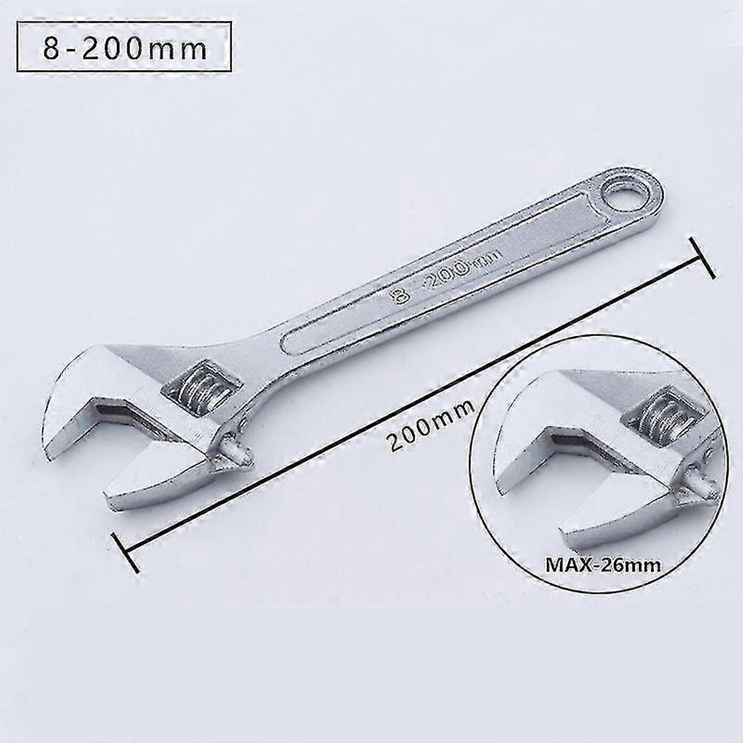 Tools Adjustable Wrench, 8 Inches, 01-008