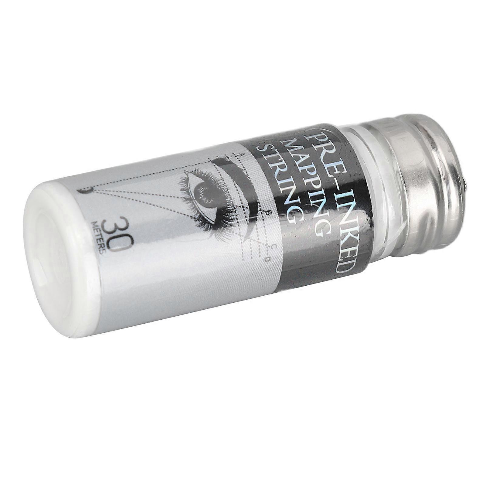 Pre Inked Brow Mapping String 10ml White Ink 98ft for Eyebrow