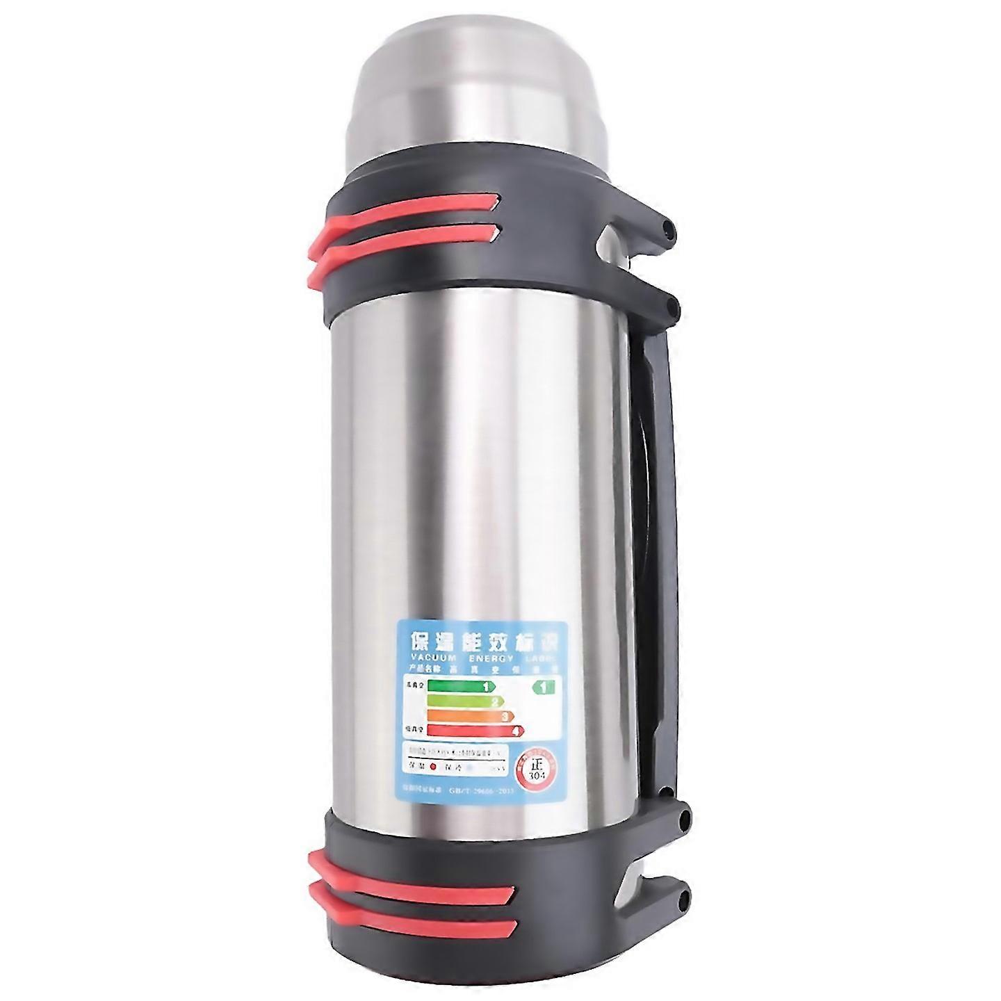 For Brushed Insulation Cup Portable Insulation Water Bottle Silver