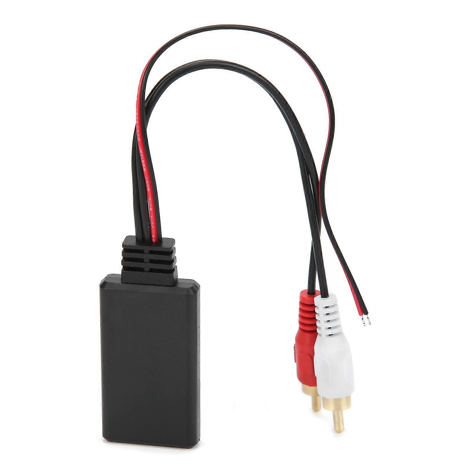 Bluetooth 5.0 Radio RCA Adapter Portable Auto Car Wireless Audio Music Cable Fit for Kenwood